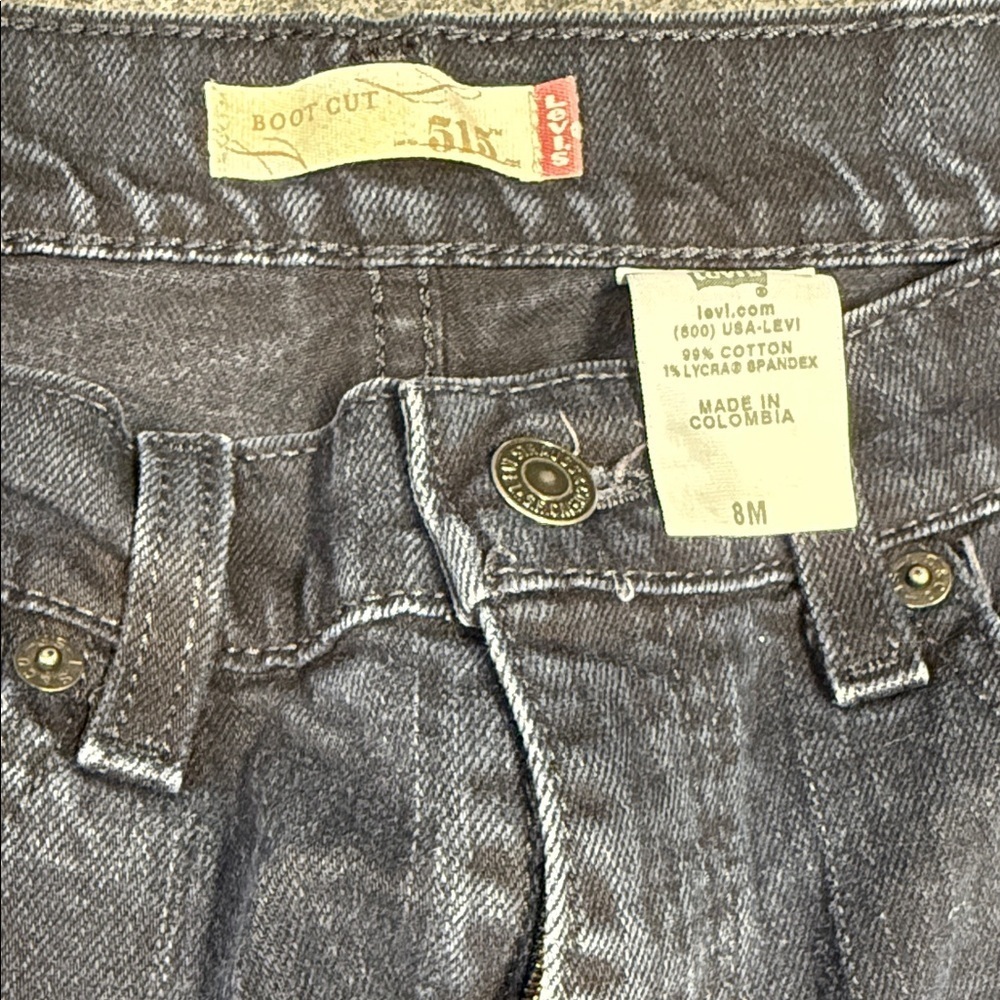 Levi's Dark Blue Flare Women's Jeans - Picture 7 of 7